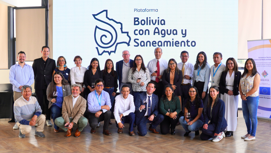 Junto a la Unión Europea en Bolivia, se presentó la Plataforma Bolivia con Agua y Saneamiento, la iniciativa colaborativa que impulsa soluciones sostenibles y equitativas en el país