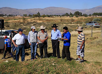 The rehabilitation and expansion of capacity of the treatment plant Colque Rancho in Punata allow reuse of treated water