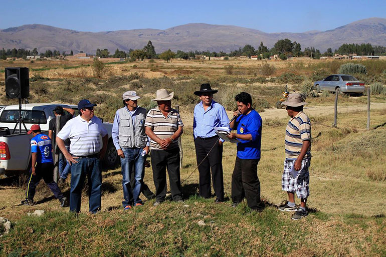 The rehabilitation and expansion of capacity of the treatment plant Colque Rancho in Punata allow reuse of treated water